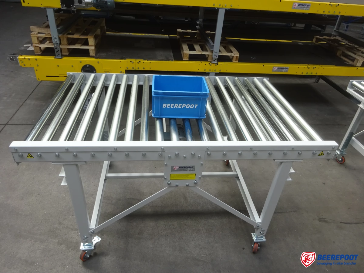 Aanvoerbanen laminop tegels